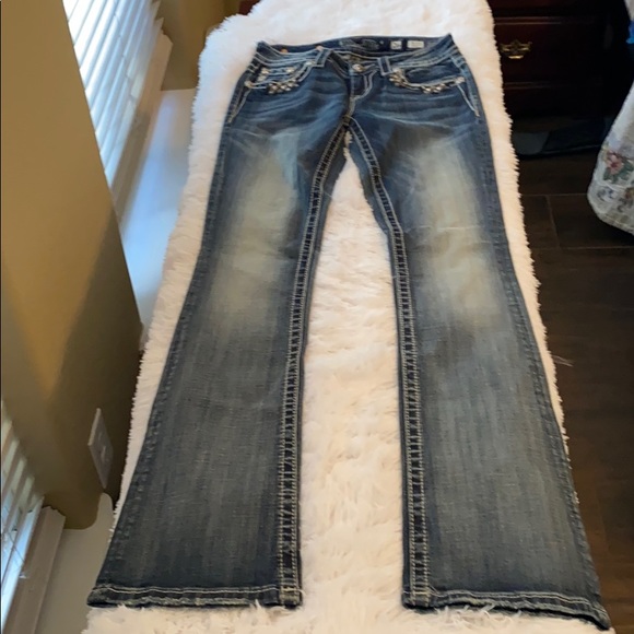 Nwot Miss Me Jeans 26 34 Midrise Boot 